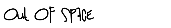 Out Of Space fuente