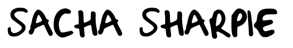 Sacha Sharpie fuente