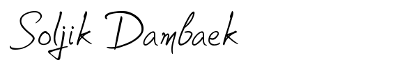 Soljik Dambaek fuente
