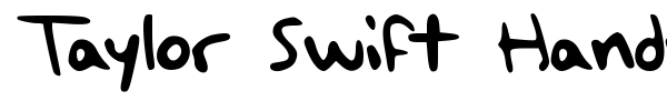 Taylor Swift Handwriting fuente