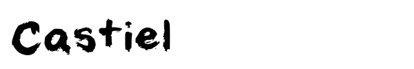 Castiel font preview