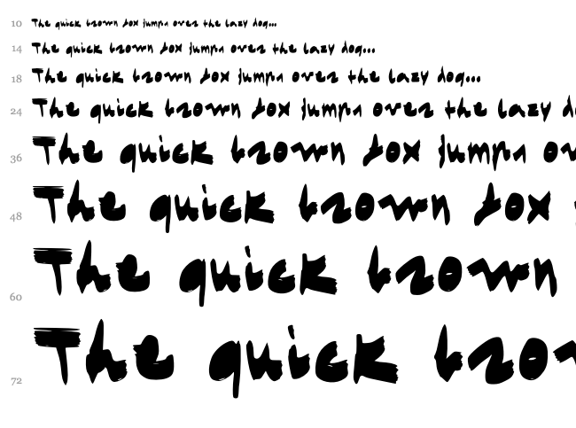 Egido Val Marker Font font waterfall