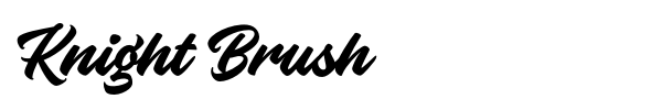 Knight Brush fuente