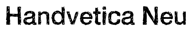 Handvetica Neue fuente