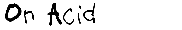 On Acid font preview