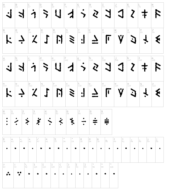 Temphis Style Temphis fuente , Dingbats - Runas, Élfico fuentes - Fontzzz.com