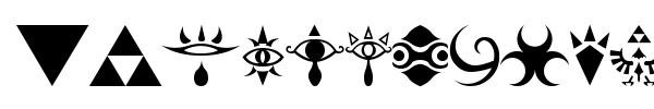 Hylian Symbols fuente