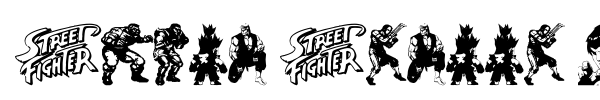 Super Street Fighter Hyper Fonting fuente