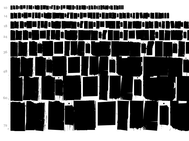 Sensuroitu font waterfall