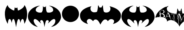 Batman Evolution Logo fuente