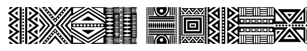 Haus Ethnik Dingbats fuente