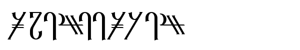 Reanaarian font preview