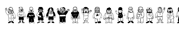 Teub? Tribute font preview